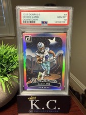 150964662 CeeDee Lamb 2025 Panini Donruss #9 Downtown! SP PSA 10