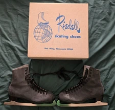 Vintage RIEDELL Men's Ice Figure Skates Model 110B (Size 10 M) SLM Blades 11.5