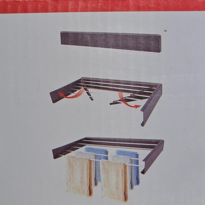 Wall Mounted Collapsible Drying Rack New In Box