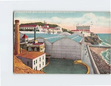 Postcard Sutro Baths and Cliff House San Francisco California USA
