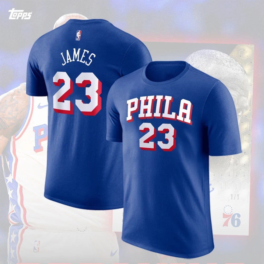 LeBron James #23 Philadelphia Team 2026 Double Sided Fan T-Shirt