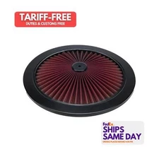 Allstar ALL26010, One Black Steel 14In Filter Top High Performance & Racing Part