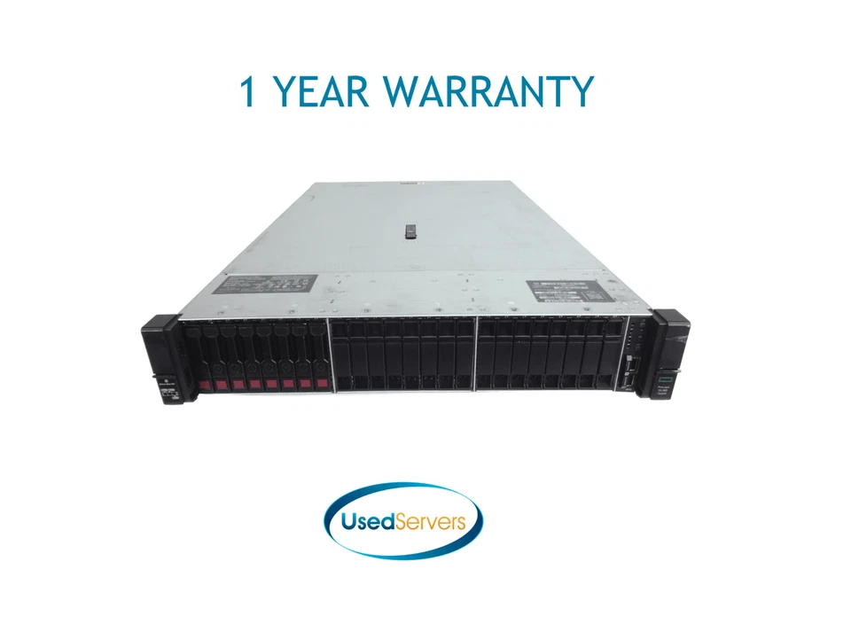 HP DL380 G10 24SFF 64GB 2xGold 5115 2,4GHZ=20Cores 8x1,8TB SAS 12G P408I-a