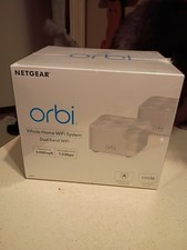 NETGEAR Orbi RBK12-100nas Whole Home Dual Band Wi-Fi System, 3000 sq. ft....