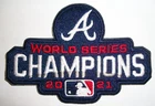 Atlanta Braves~2021 World Series~Embroidered Patch~4" x 2 3/4"~Iron Sew On