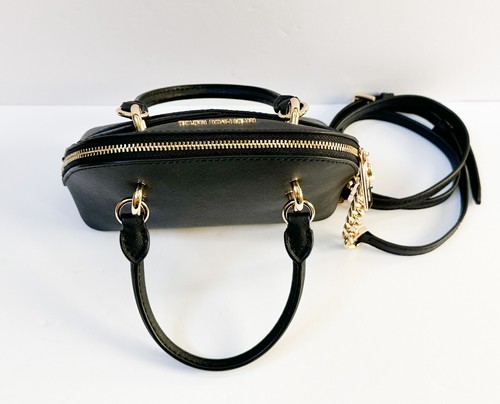 MICHAEL KORS JET SET TRAVEL XS DOME SHOULDER CROSSBODY BAG BLACK $328 - Picture 5 of 10