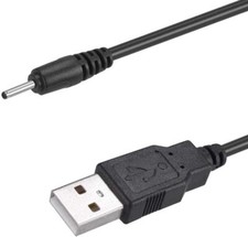 USB to DC 2.0MM Cable 50CM Type A Male to 5V DC Barrel Jack Power Adapter