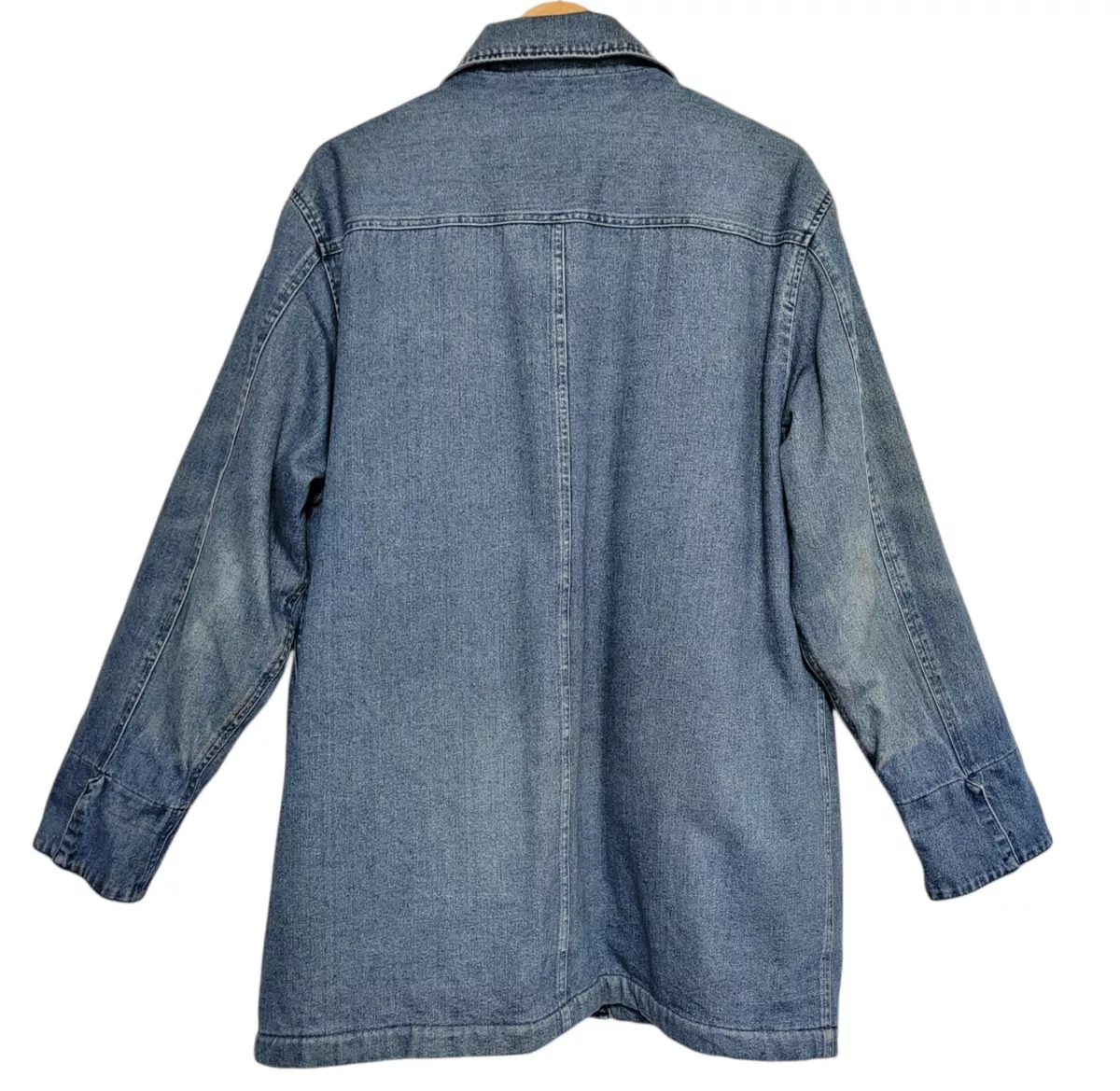 Vintage 60s 70s Brooks Brothers Lined Heavy Denim Field Jacket Men