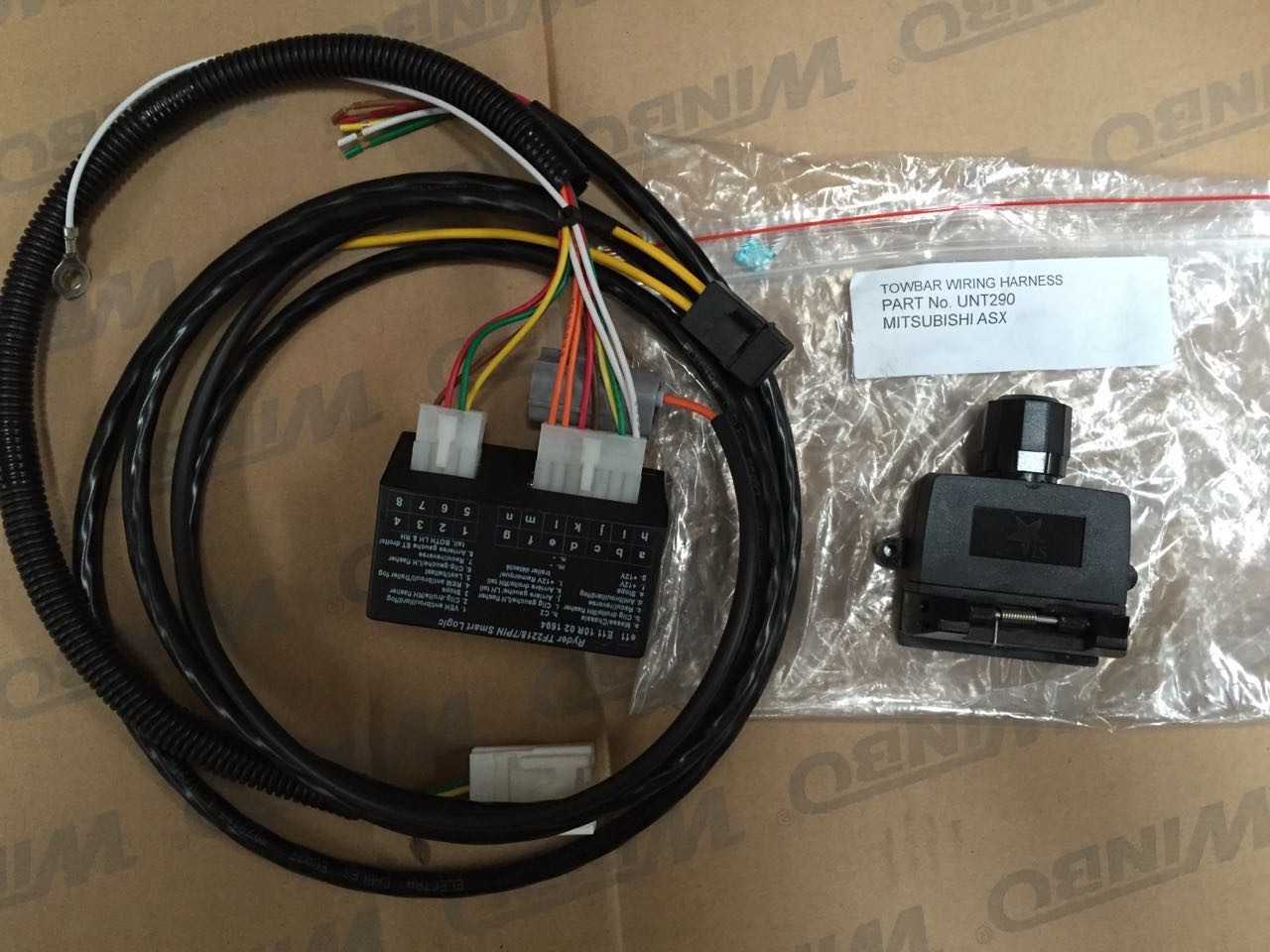UNT290 TowBar Trailer Wiring Harness Loom For Mitsubishi ASX 20102018