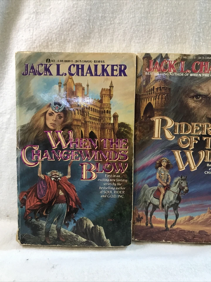 Complete Saga Of The Changewinds By Jack L. Chalker Books Books 1-3 PB Fantasy Foto 2 de 4