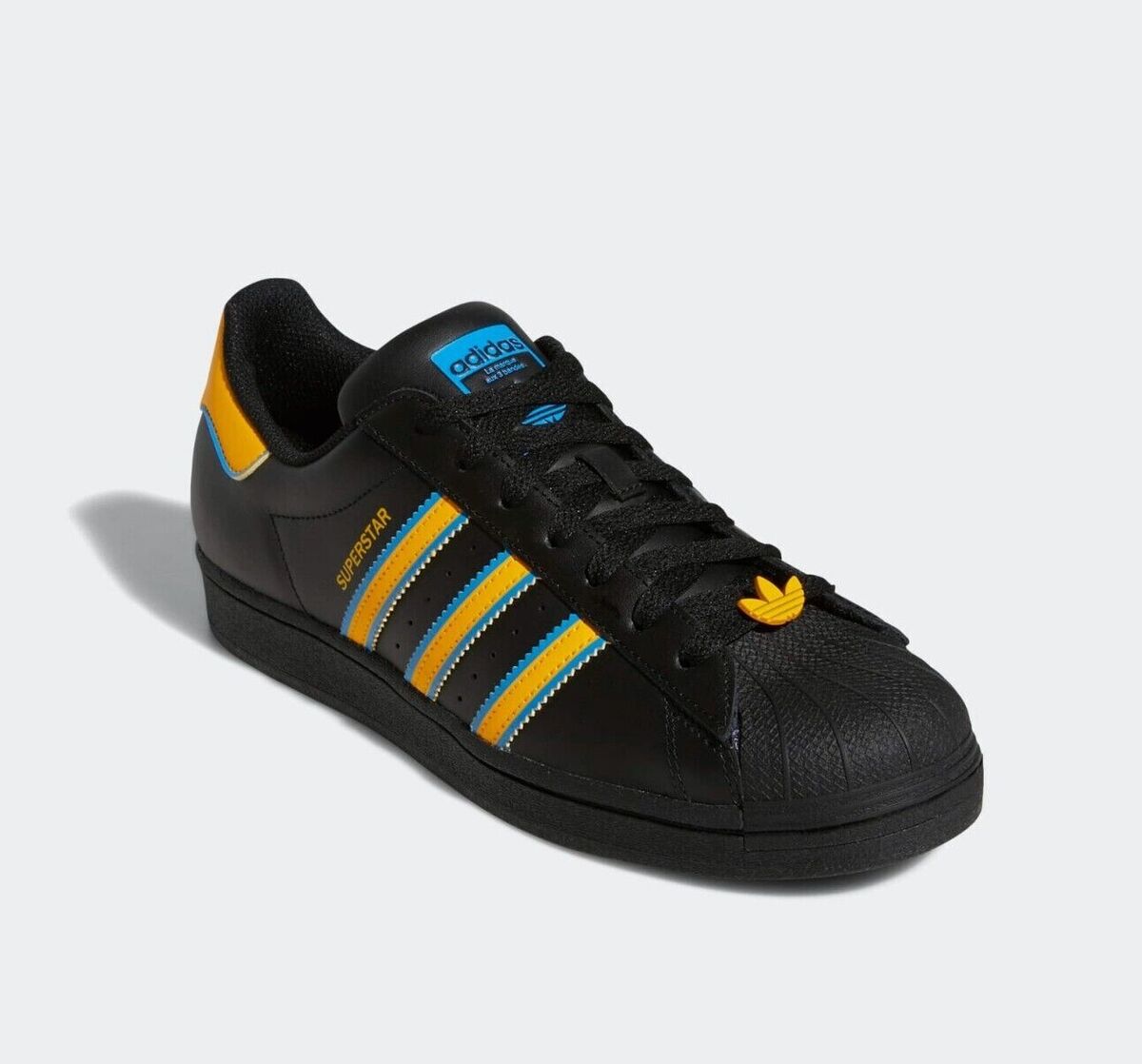 New Adidas Originals Superstar Shoes Casual Size 11.5 Black New Adidas Originals Superstar Shoes Casual Size 11.5 Black
