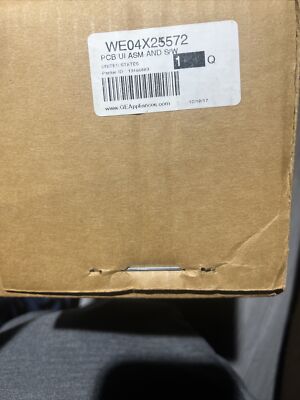 Brand New Genuine OEM GE Washer User Interface PCB UI SM WE04X25572