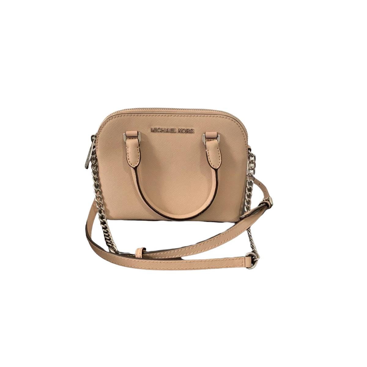 Michael kors Cindy Ballet XS Leather Crossbody Mini Purse Light Pink