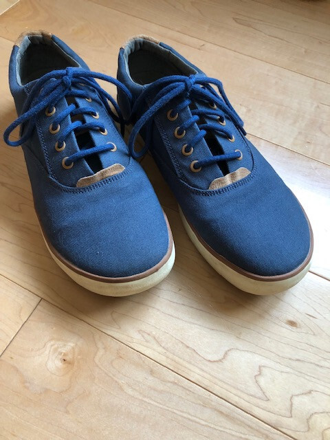 Scarpe da passeggio uomo 10 Keen Santa Cruz CVO sneakers blu tela stringate casual