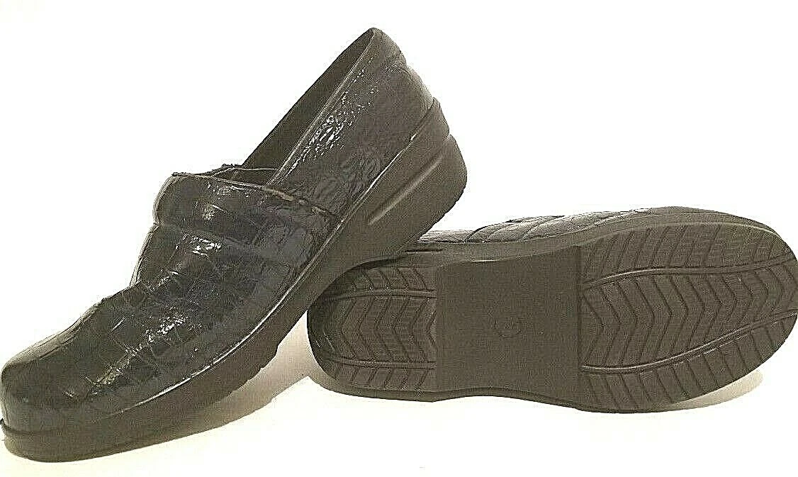 Duck Head Shoes sz. 8 Blue Becky Clogs Womens Slip On Leather