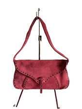 Celine Shoulder Bag Triomphe Studded suede Pi...