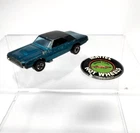 1967 Mattel Hot Wheels Redline HK Base Aqua Blue Custom T-Bird Thunderbird