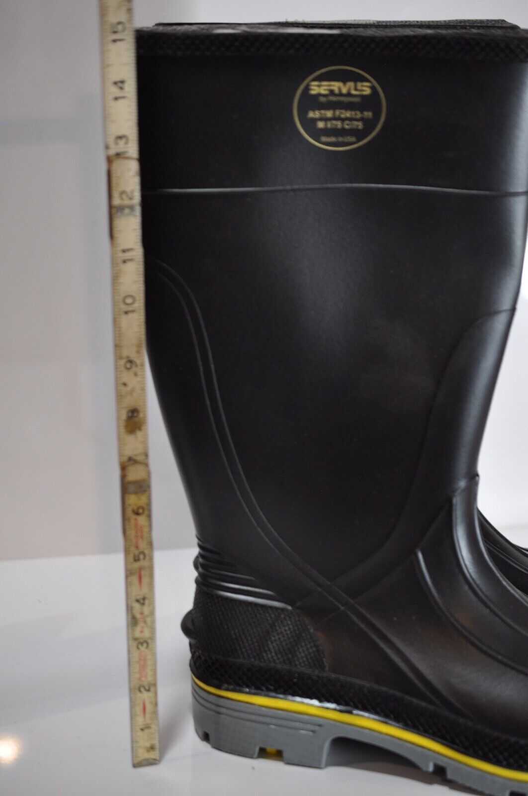 New Servus by Honeywell Mens 9 tall work boots black ASTM F2413-11 USA Popularny klasyk, limitowana WYPRZEDAŻ
