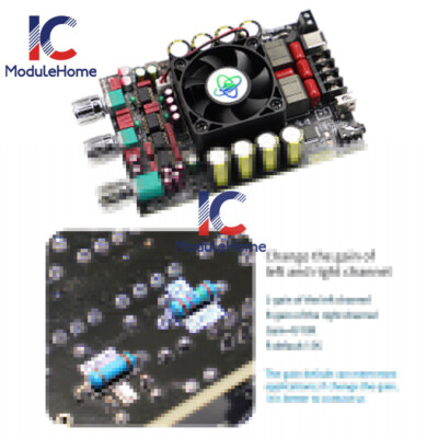 TPA3251D2 Bluetooth 5.2 220W+220W Power Audio Stereo Amplifiers Board XY-T220H