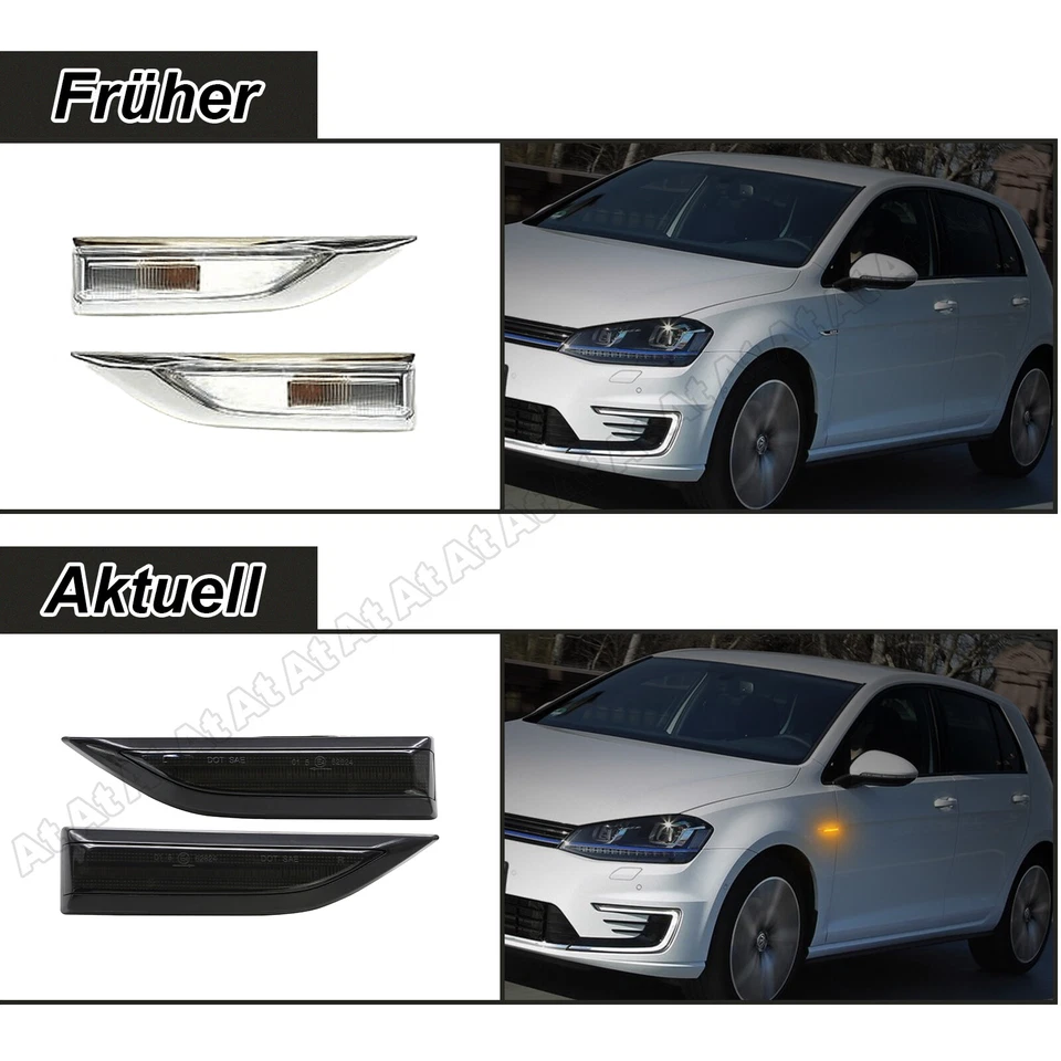Für 2015-2019 VW T6 VI Transporter Multivan 7E0949101A Led Seitenblinker Blinker - Bild 3 von 4