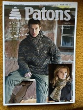 Patons Eco Wool Chunky Adults/Kids Sweater, Jacket, Scarf Knitting Pattern 3796
