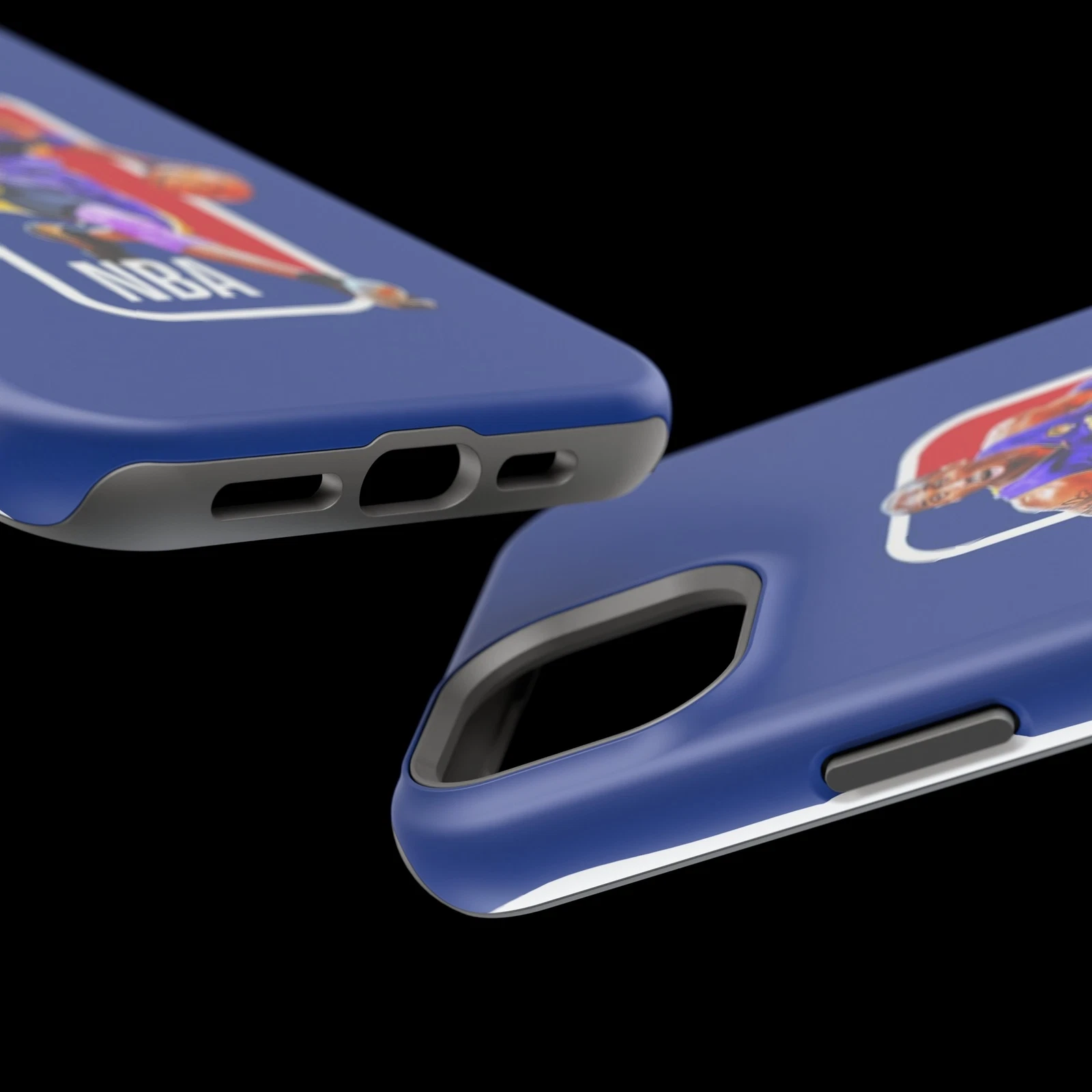 Kobe Bryant NBA Logo, Black Mamba Phone Case