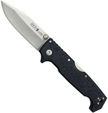 COLD STEEL SR1 LITE - GrivEx Handle - Satin Blade - Drop Point -TRI-AD LOCK!!