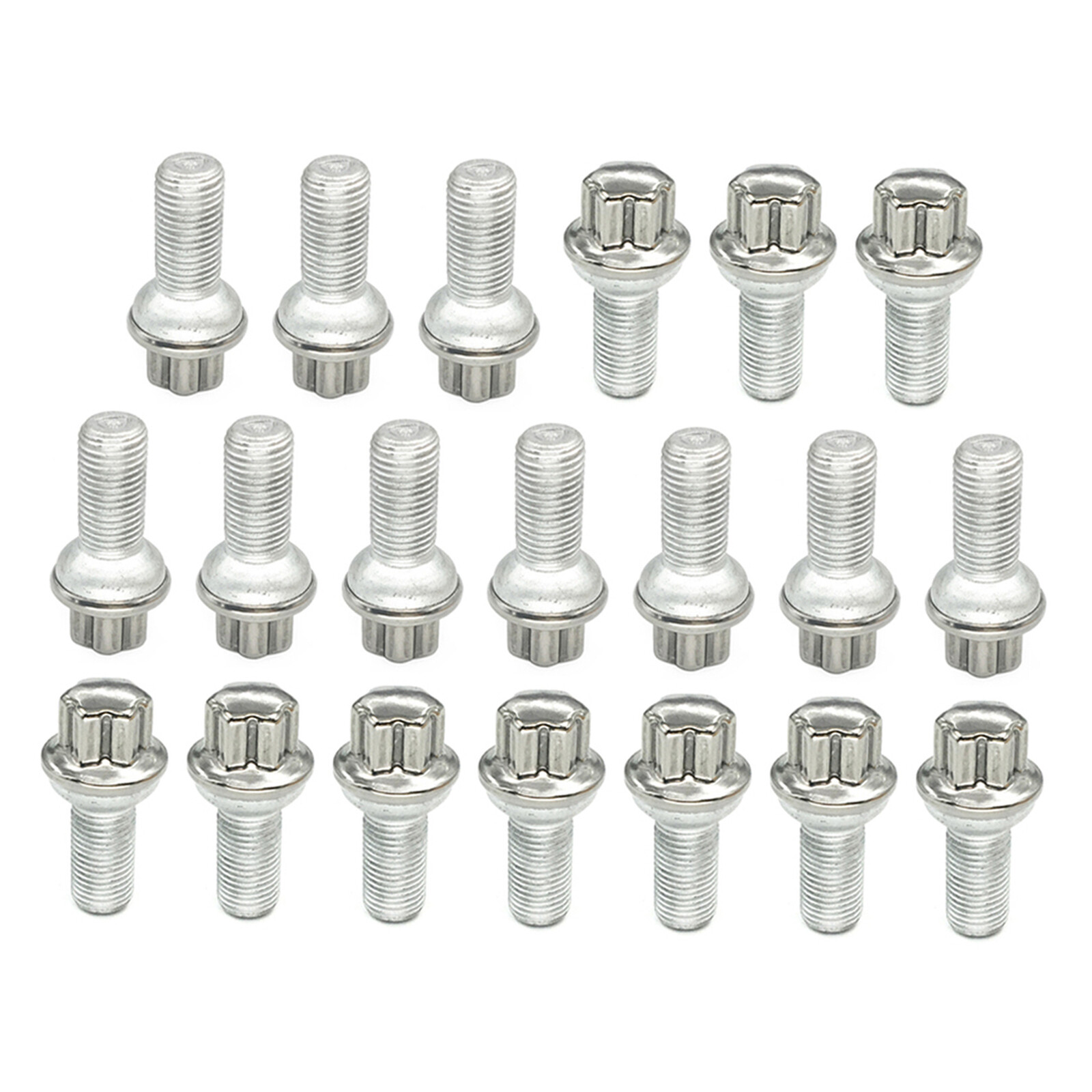 20Pcs Chrome Wheel Lug Bolt For Mercedes C207 C216 W204 W212 W221