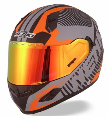 NENKI Helmet Dual Visor Full Face Matt 