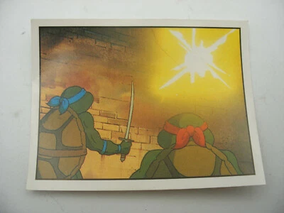 Stikers album Figurine PANINI 1990 immage TORTUES NINJA TURTLES Vignette n°76 - Photo 1/2