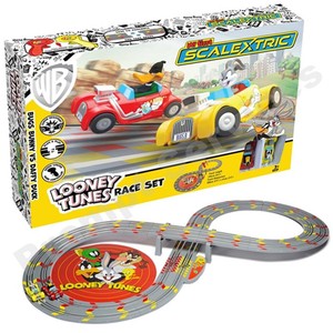 Looney Tunes My First Scalextric Race Track Set Powered Slot Racing Playset | eBay