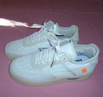 Nike X Off White ''THE 10:NIKE FORCE 1 LOW'' SOLD OUT Sneakers Size EU45 US11 UK10