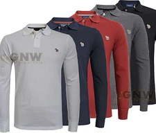 PAUL SMITH MEN'S LONG SLEEVE ZEBRA POLO T SHIRT/ SHIRT S/M/L/XL/XXL NEW