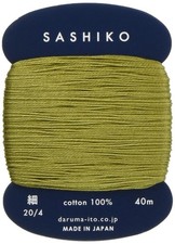Yokota Daruma Sashiko Thread Single and Variegated Thin 40M Card, Warbler