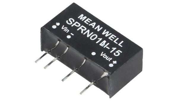 5907998731679 Przetwornica Dc/Dc, 1W, Uwej: 22,8...26,4 Vdc, Uwyj: 15 VDC SPRN01-image