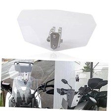 Universal Motorcycle Windshield Extension Adjustable Spoiler Windscreen