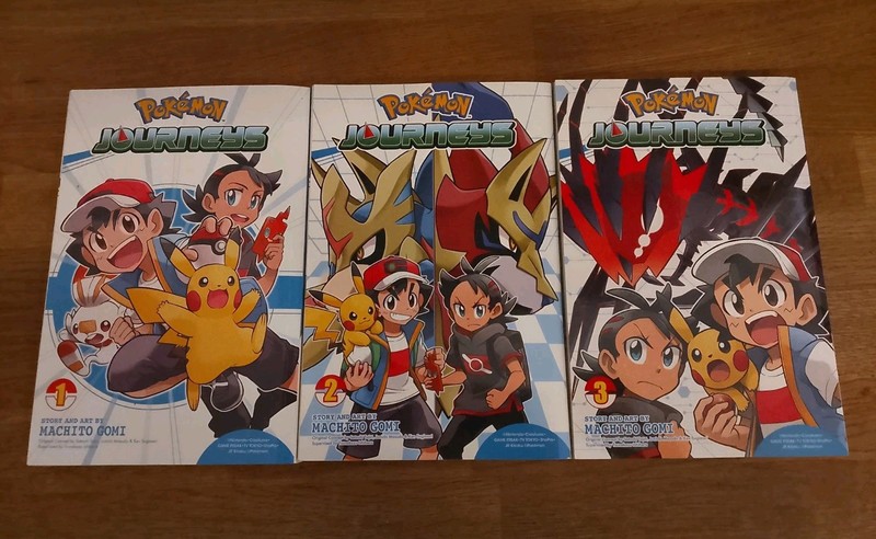 GRAPHIC NOVELS - Pokemon Journeys Vol 1-3 Manga Anime Graphics PB Bundle
