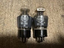 Mullard ECC32 CV181 6SN7 Black Plate Pan Tray...