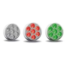 2.5" Round Trux Dual Revolution LEDs RED And GREEN