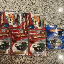 Hot Wheels 2005 2006 Holiday Rods SET w/ Extra Variant Colors Christmas NEW
