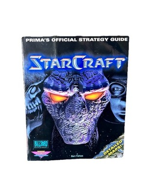StarCraft Prima Official Strategy Guide VTG 1998 PC Blizzard Maps Book Retro RTS