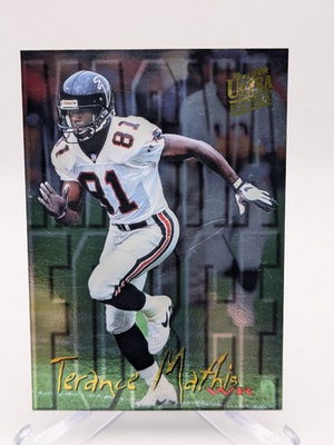 #ad 💥 RARE 1995 Fleer Ultra Magna Force 1 20 Terance Mathis; Atlanta Falcons $3.95