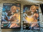 Death by Degrees (Sony PlayStation 2, 2005) Complete With Demo Disc