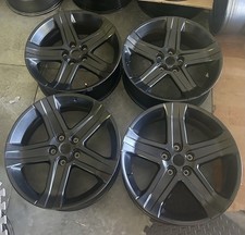 22 Dodge Ram 1500 Rt Sport Black Alloy Wheels Oem 2018 Rims 6mr60trmaa Mopar