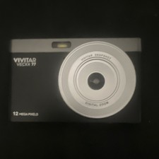 Vivitar VECXX 77 12MP Compact Digital Camera SnapShot Series Black Digital Zoom