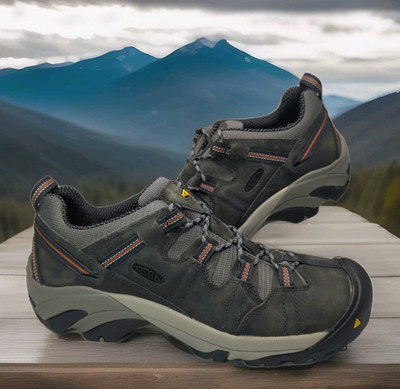 NEW KEEN Utility Mens 13 47 M Detroit XT INT MET Steel Toe Work Shoes Boots Gray