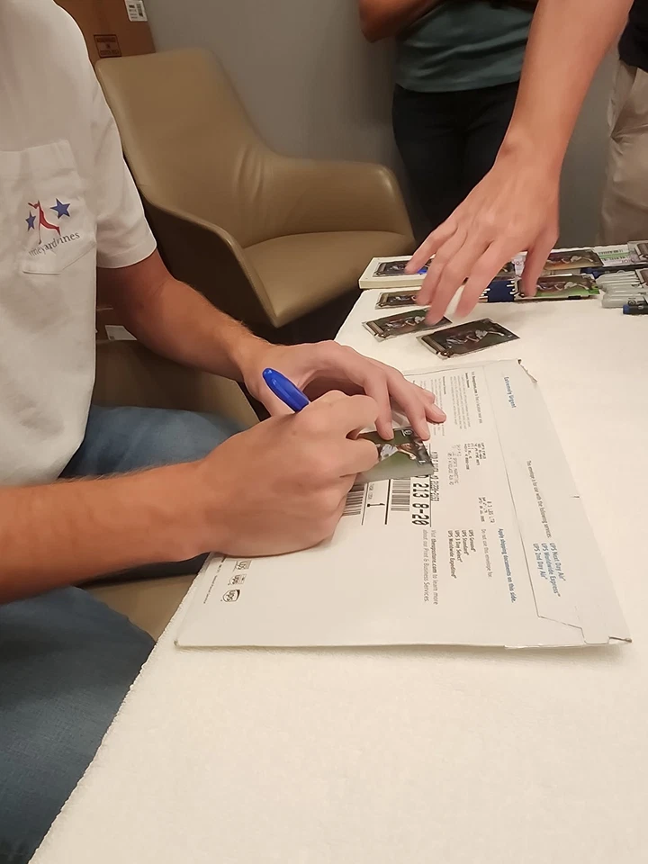 Jacob Misiorowski Autographed 2022 Bowman Draft Chrome GREEN REFRACTOR BDC132 Ro - Image 3 of 4