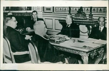 1939 Photo Scandanavian Foreign Ministers Maintaining Neutrality Politics 7X9
