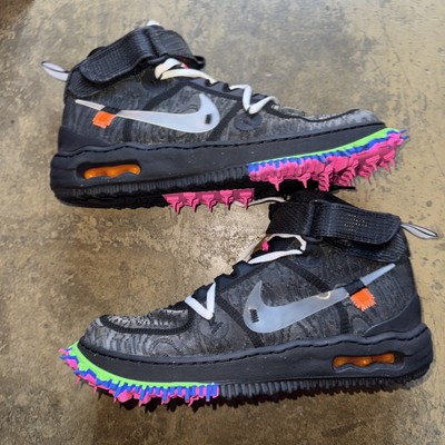 NEW DS Nike Off-White x Air Force 1 Mid Black DO6290-001 Men s Size 8.5 No Box