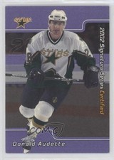 2001-02 ITG Be A Player Signature Series Certified Purple /50 Donald Audette 1o3